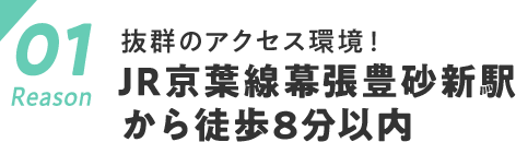 01　抜群のアクセス環境!